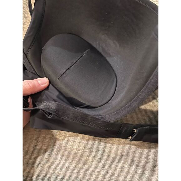 Thirdlove Womens Black Padded Underwire 24/7 Classic Contour Plunge Bra Size 36F - Picture 5 of 5